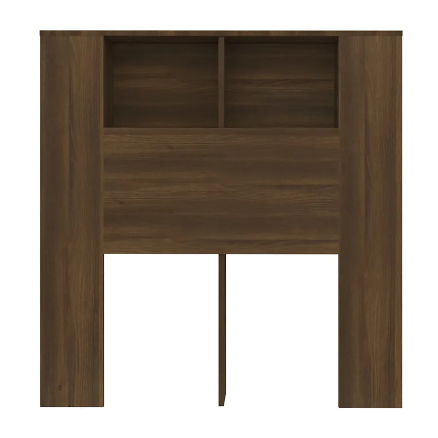 Armoire de tête de lit Chêne marron 100x18,5x102,5 cm - 4