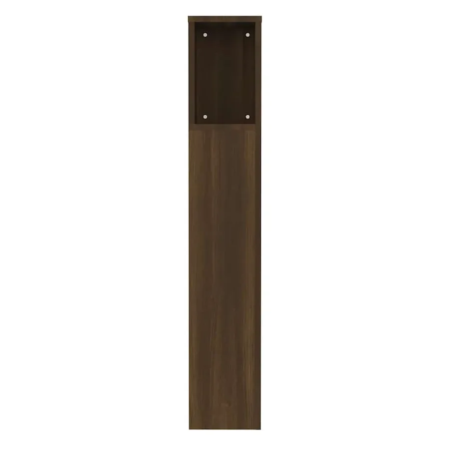 Armoire de tête de lit Chêne marron 100x18,5x102,5 cm - 5