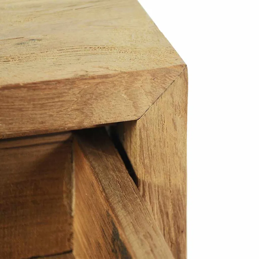 Table de chevet 40x30x50 cm Teck - 8