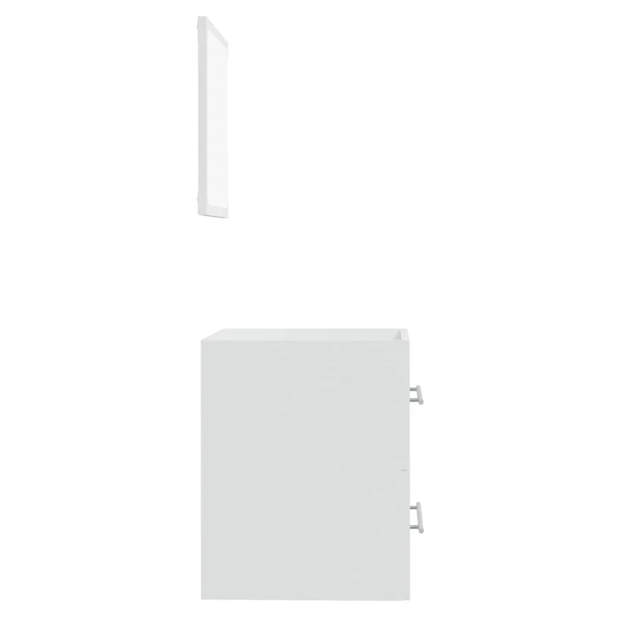 Armoire de salle de bain avec miroir Blanc 41x38,5x48 cm - 7