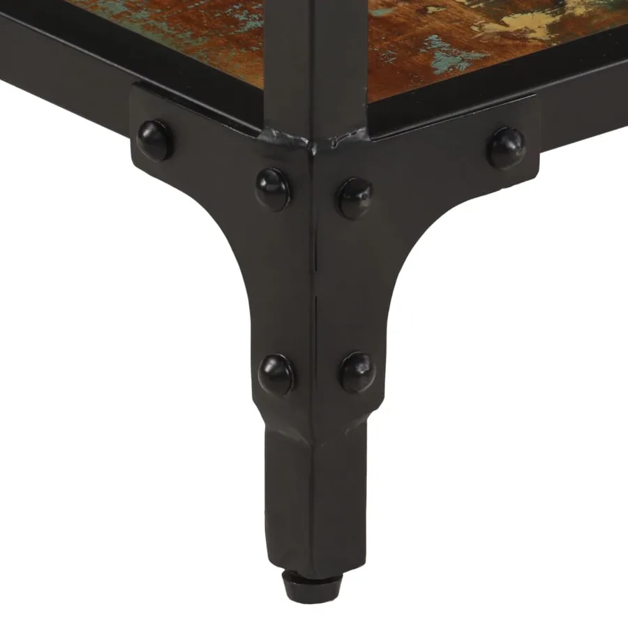 Meuble TV 150x30x41 cm bois massif de récupération - 9