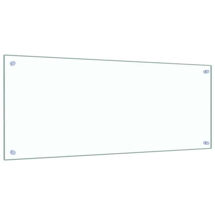 Dosseret de cuisine Transparent 100x40 cm Verre trempé - 5