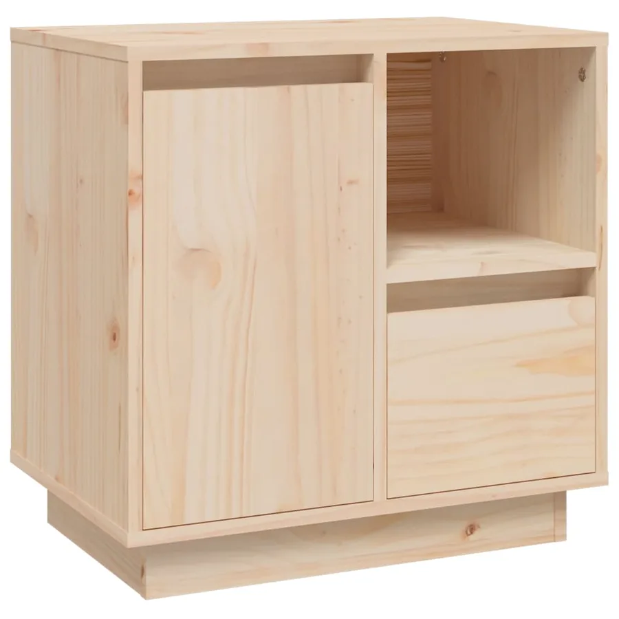 Table de chevet 50x34x50 cm Bois de pin massif - 2
