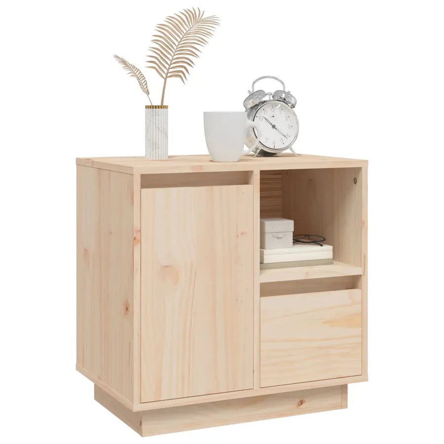 Table de chevet 50x34x50 cm Bois de pin massif - 4