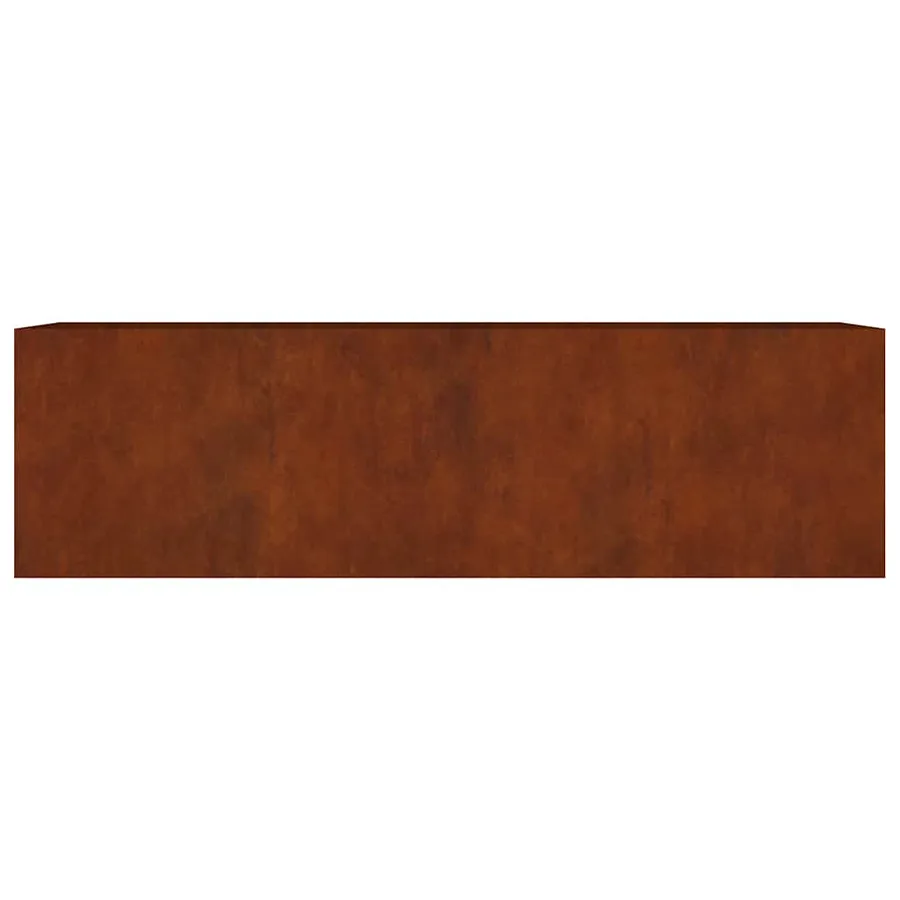 Lit surélevé de jardin 280x80x80 cm acier corten - 4