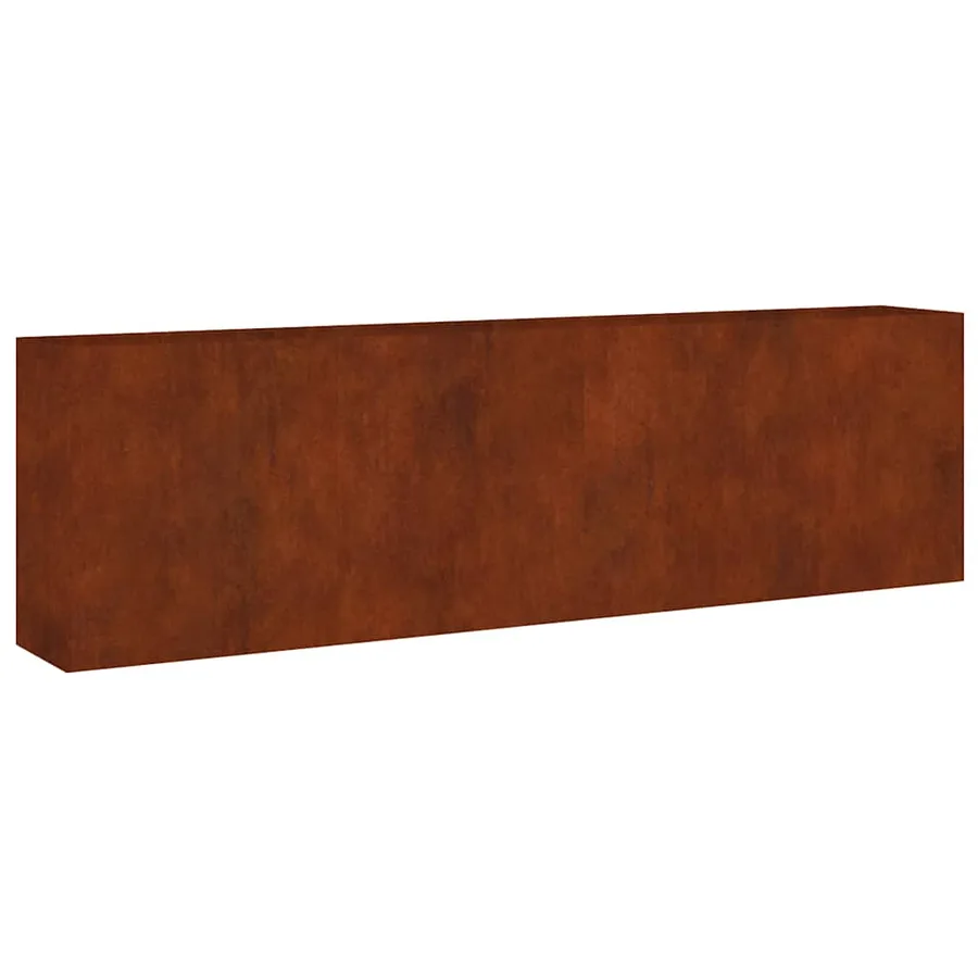 Lit surélevé de jardin 280x40x80 cm acier corten - 2