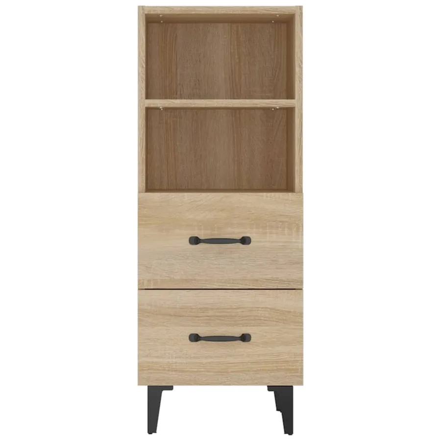 Buffet Chêne sonoma 34,5x34x90 cm Bois d'ingénierie - 6