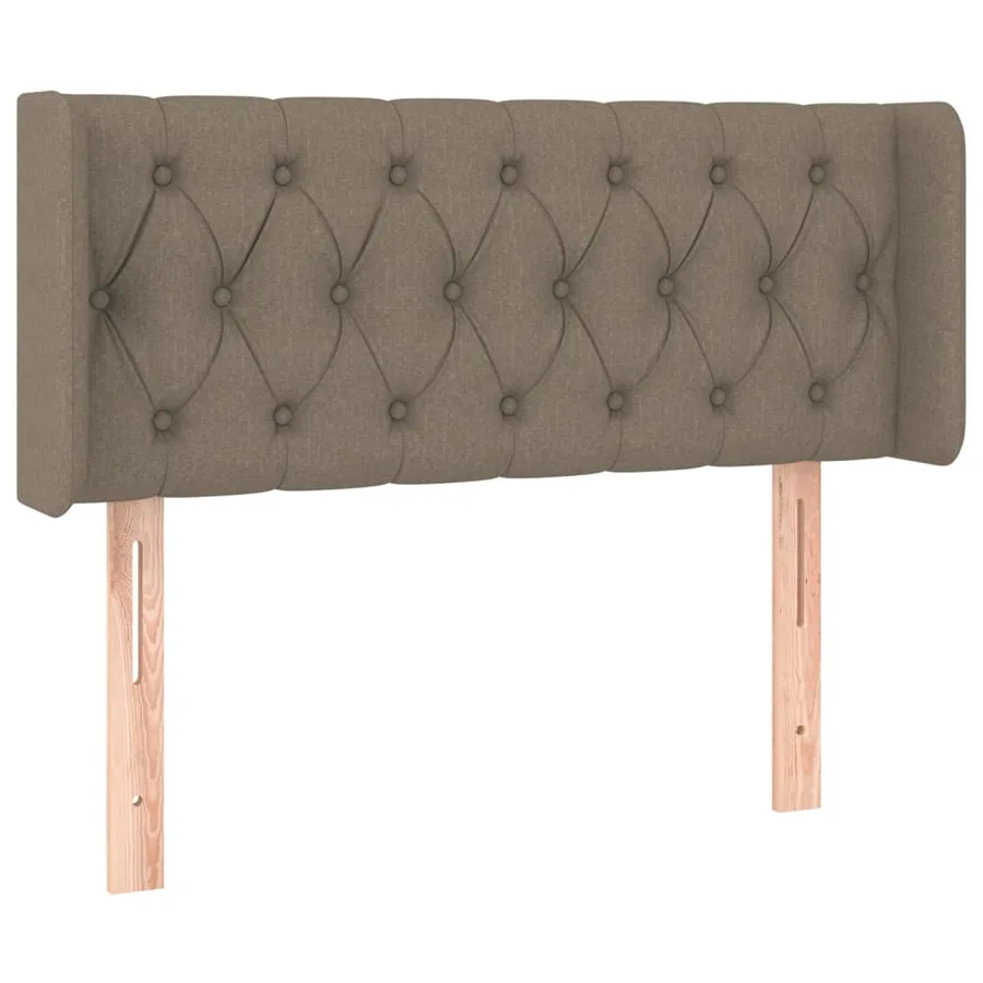 Tête de lit à LED Taupe 93x16x78/88 cm Tissu - 3