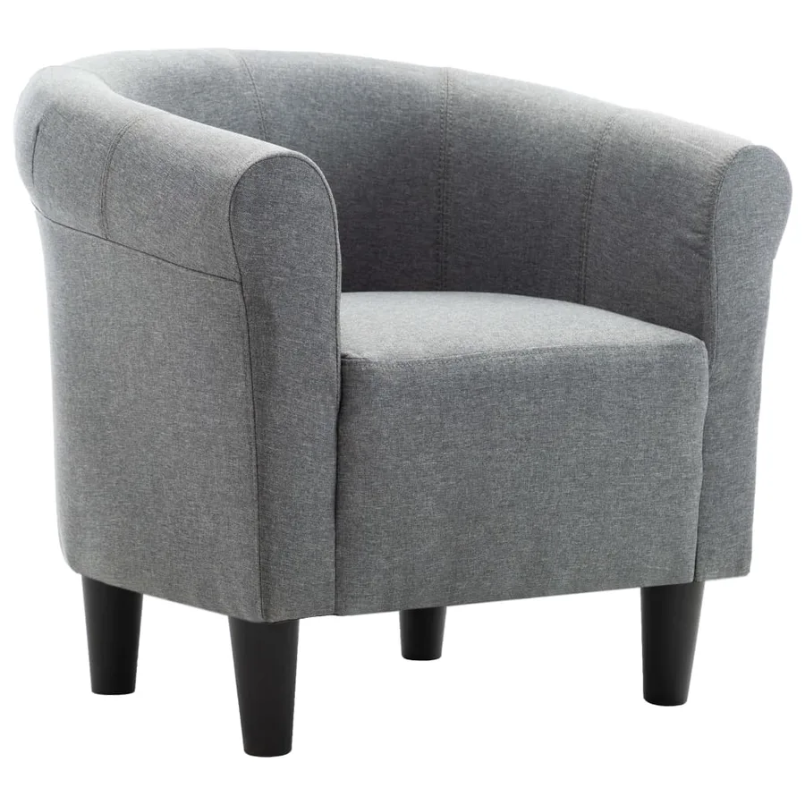 Fauteuil Gris foncé Tissu - 2