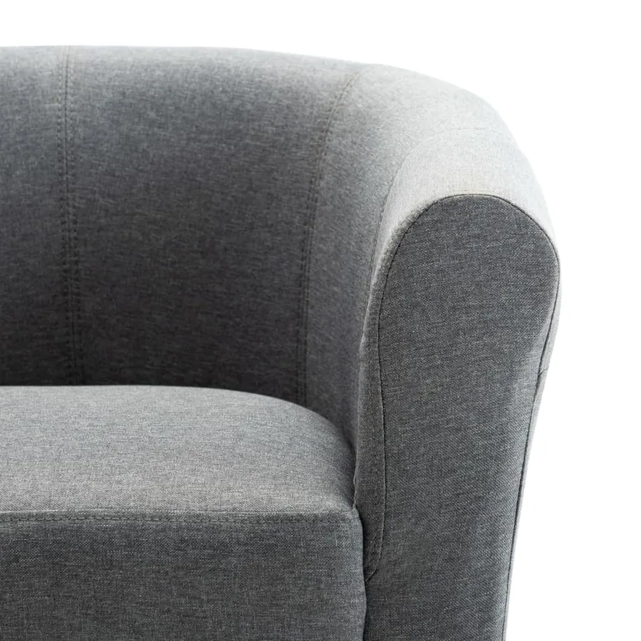 Fauteuil Gris foncé Tissu - 4