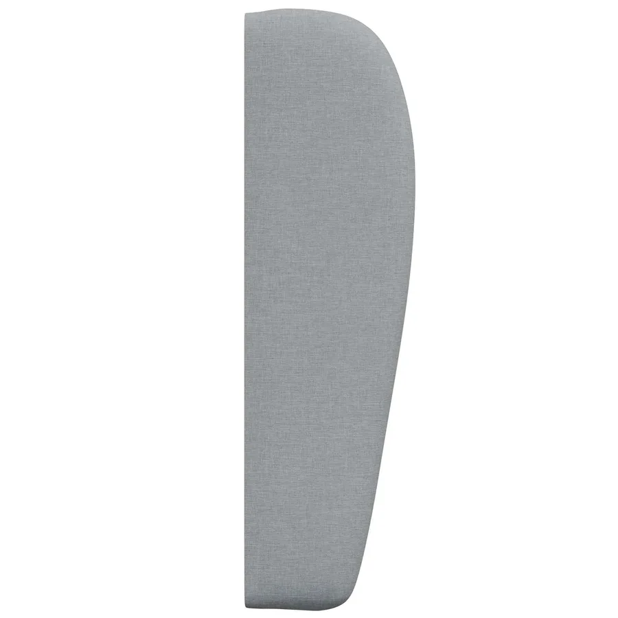 Oreille de tête de lit Gris clair 80 x 23 x 6 cm tissu - 7