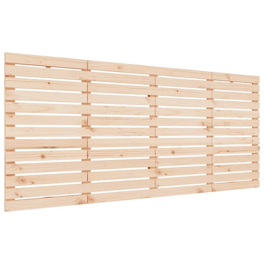 Tête de lit murale 186x3x91,5 cm Bois massif de pin - 2