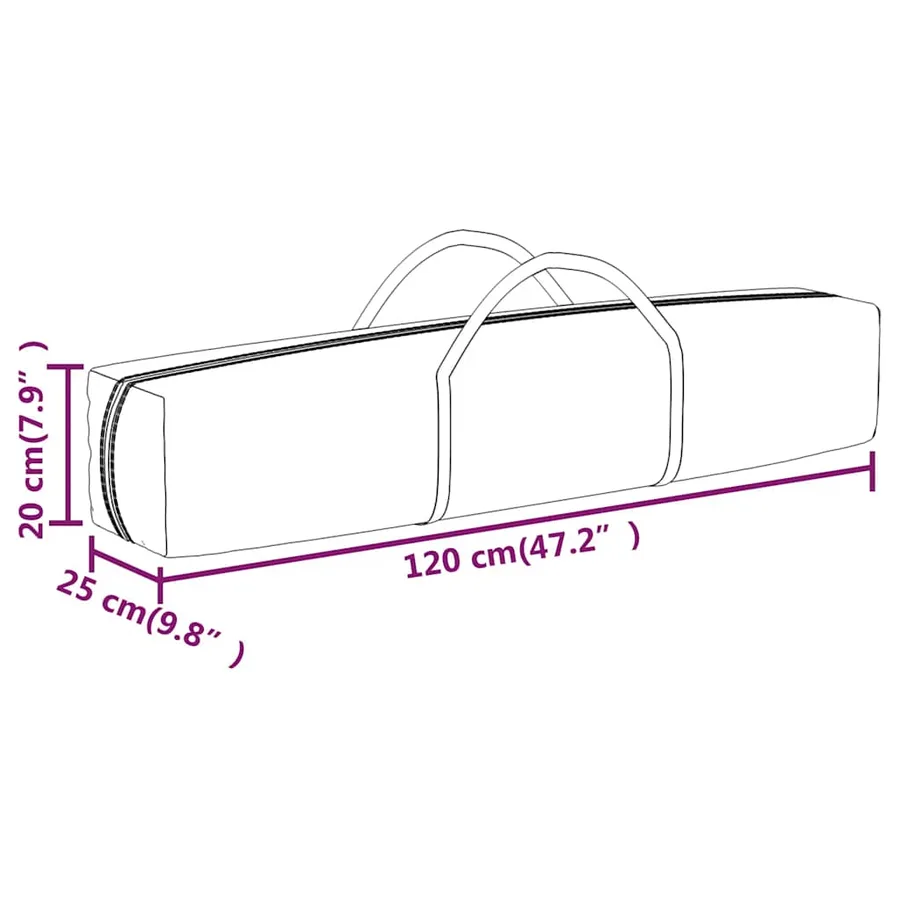 Tente de réception pliable avec parois Crème 3x6 m - 10