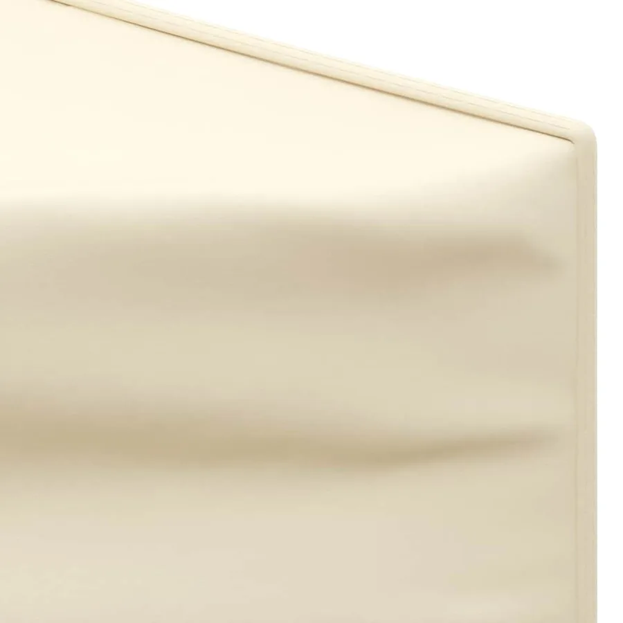 Tente de réception pliable avec parois Crème 3x6 m - 6