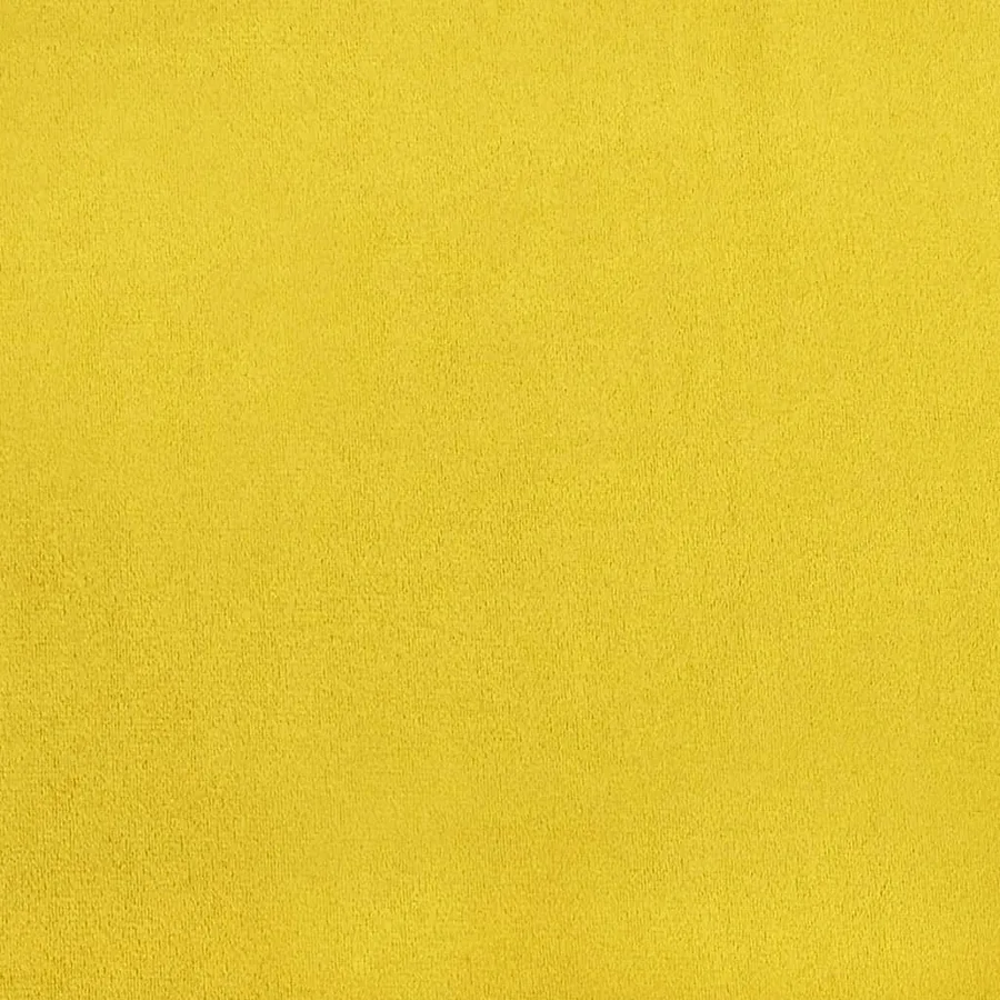 Chaises à manger lot de 4 Jaune moutarde Velours - 8