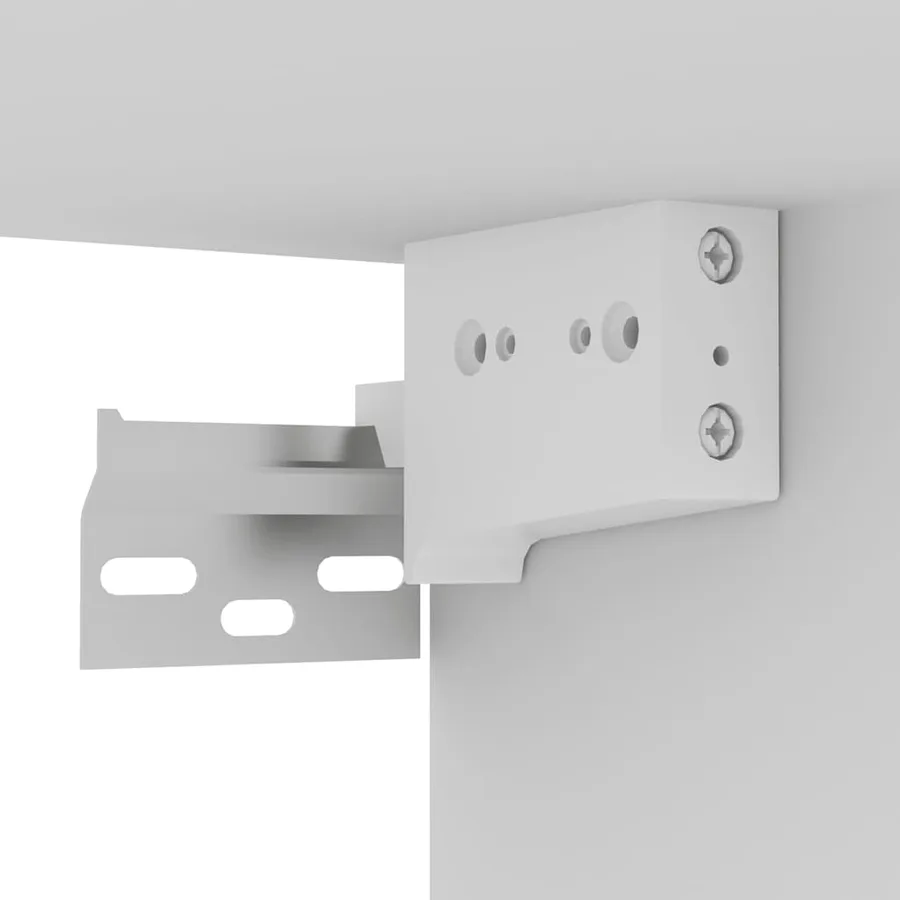 Meubles TV suspendus 2 pcs Blanc 60x30x30 cm - 8