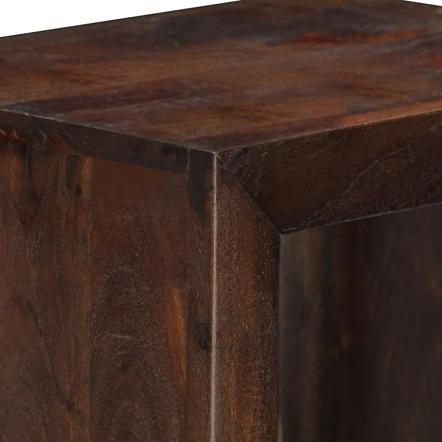 Armoire console 40x30x110 cm Bois d'acacia massif - 5