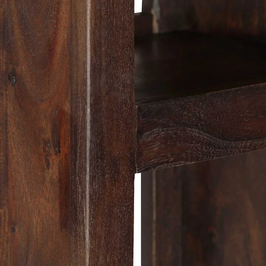 Armoire console 40x30x110 cm Bois d'acacia massif - 6