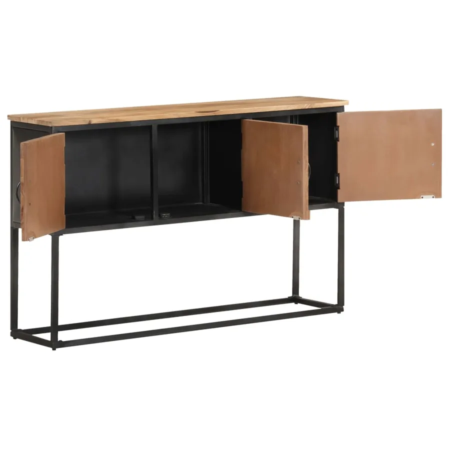 Buffet 120x30x75 cm Bois d'acacia solide - 3