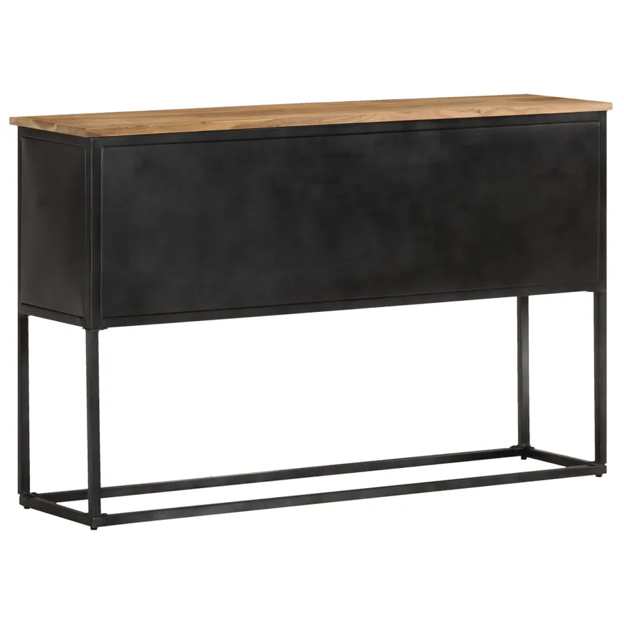Buffet 120x30x75 cm Bois d'acacia solide - 4