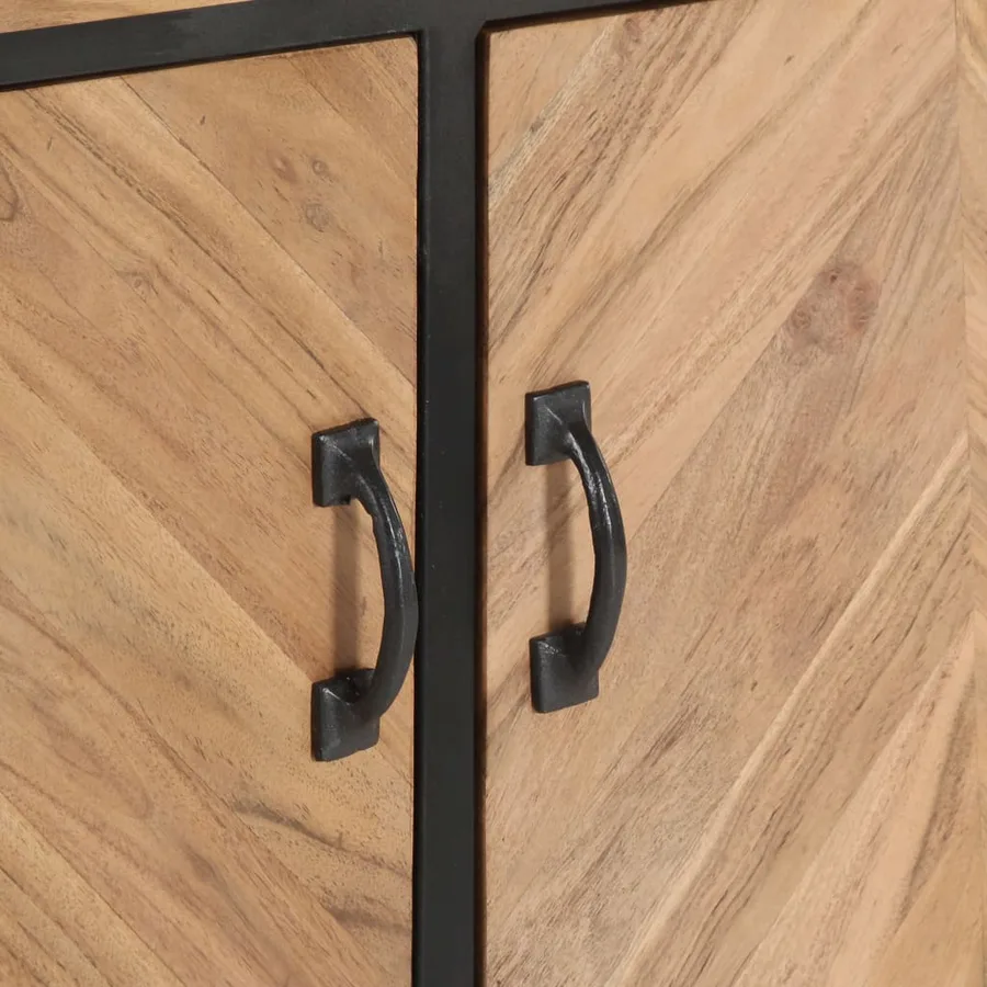 Buffet 120x30x75 cm Bois d'acacia solide - 5