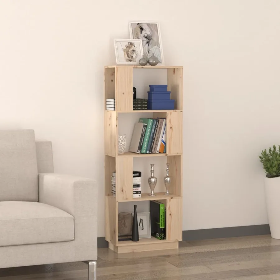 Bibliothèque/Séparateur de pièce 51x25x132 cm Pin solide - 3