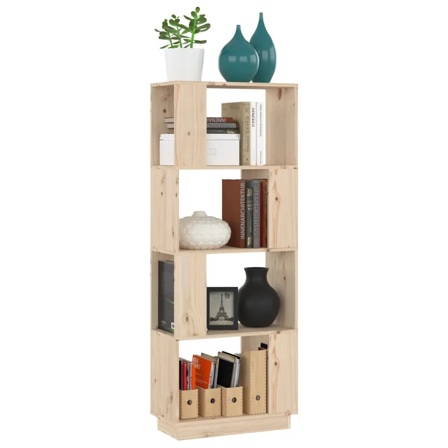 Bibliothèque/Séparateur de pièce 51x25x132 cm Pin solide - 4