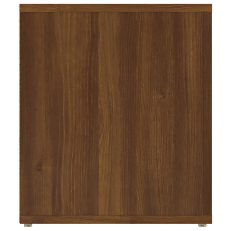 Meuble TV Chêne marron 100x35x40 cm Bois d'ingénierie - 8