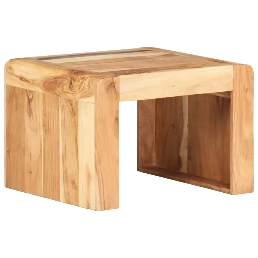 Table d'appoint 43x40x30 cm Bois d'acacia massif - 10