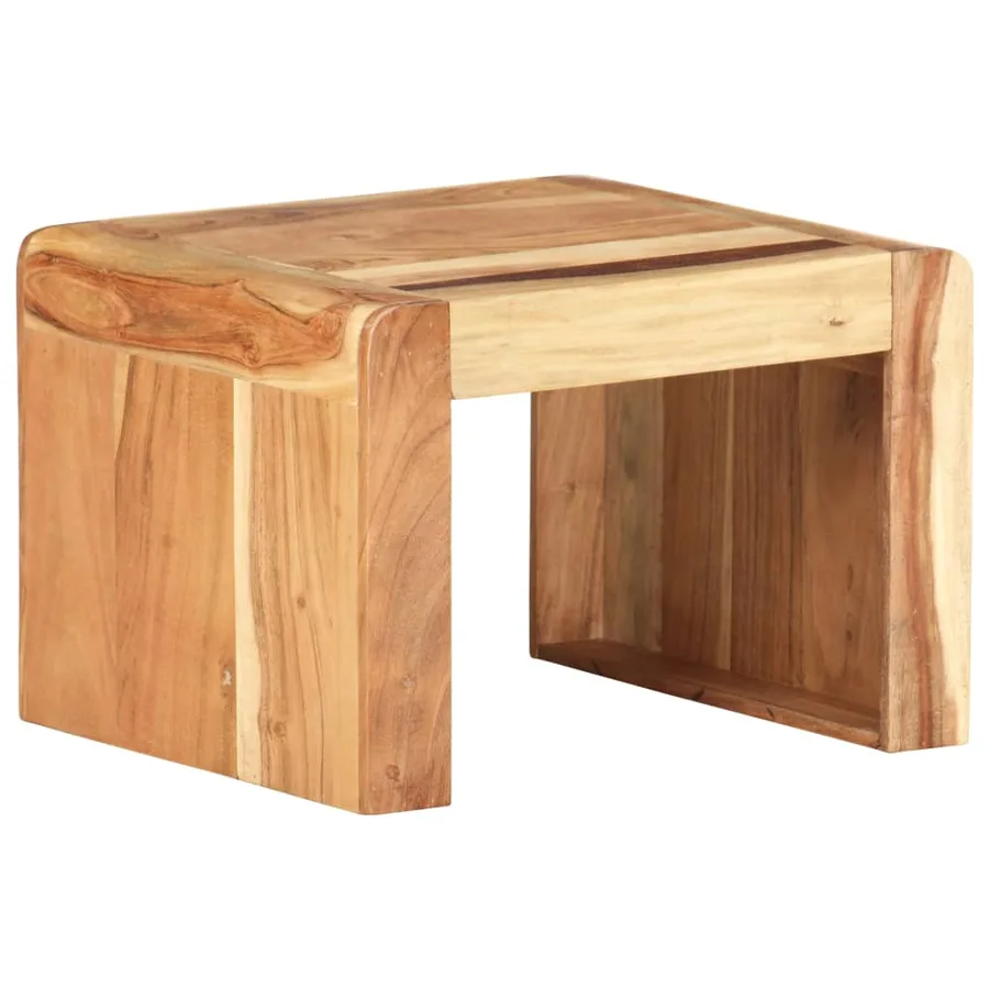 Table d'appoint 43x40x30 cm Bois d'acacia massif - 7