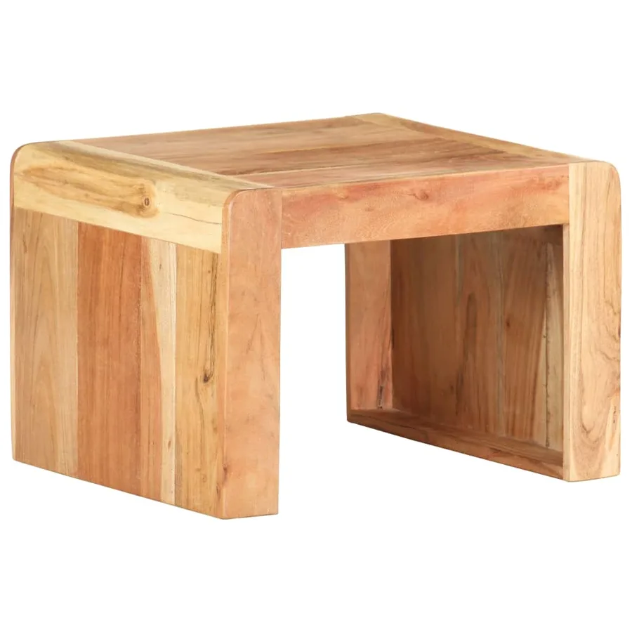 Table d'appoint 43x40x30 cm Bois d'acacia massif - 9