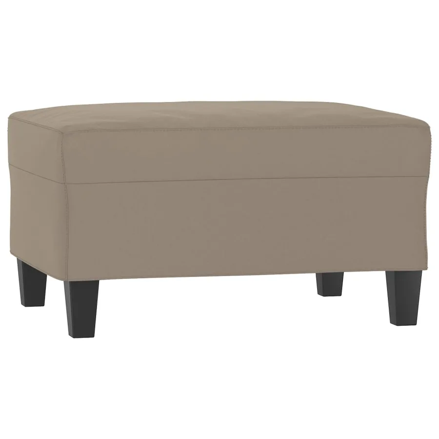 Repose-pied Taupe 70x55x41 cm Tissu microfibre - 2