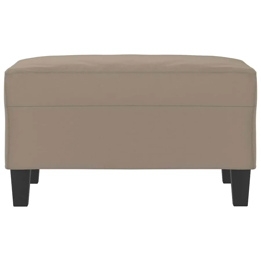 Repose-pied Taupe 70x55x41 cm Tissu microfibre - 3
