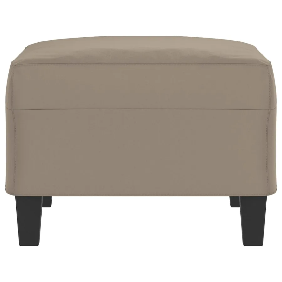 Repose-pied Taupe 70x55x41 cm Tissu microfibre - 4