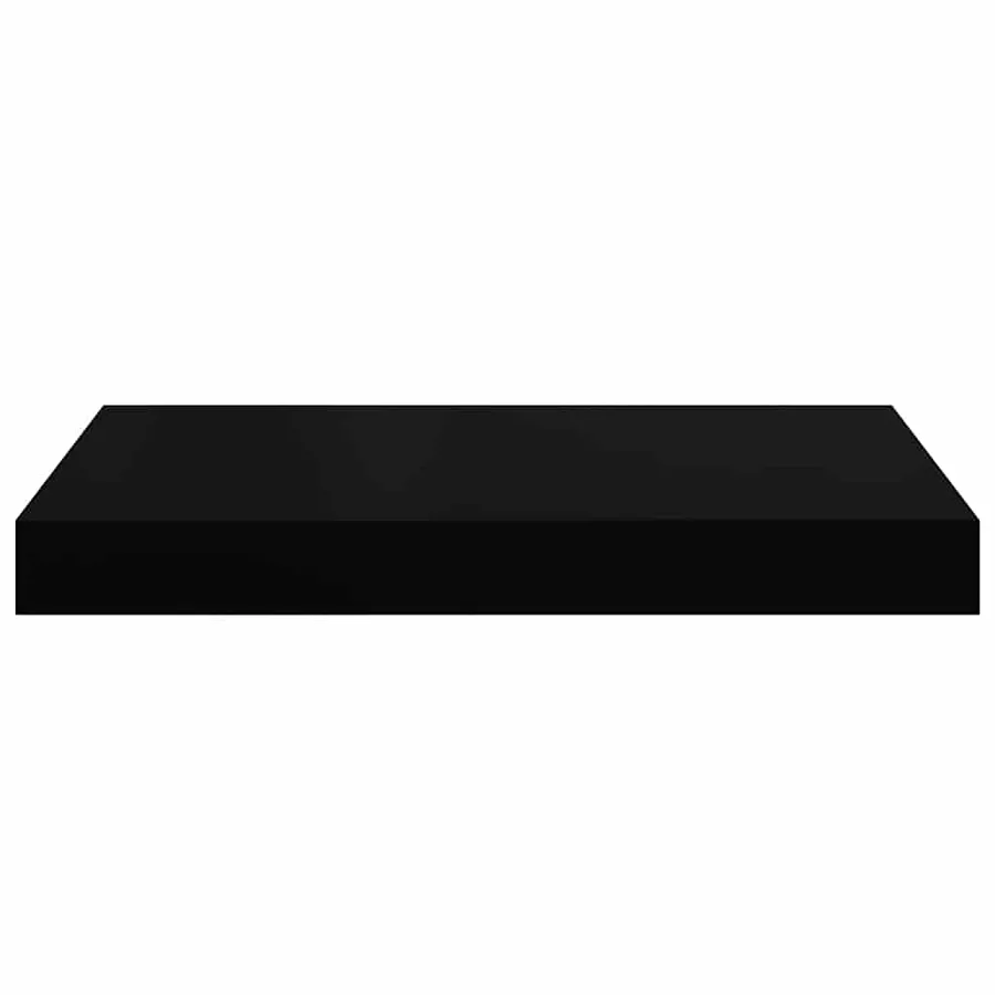 Étagères murales flottantes 2 pcs noir 40x23,5x3,8 cm MDF - 7