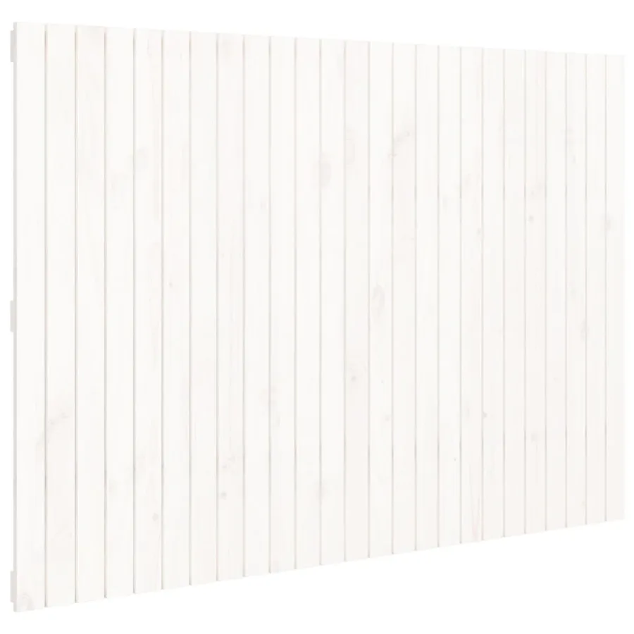 Tête de lit murale Blanc 159,5x3x110 cm Bois massif de pin - 2