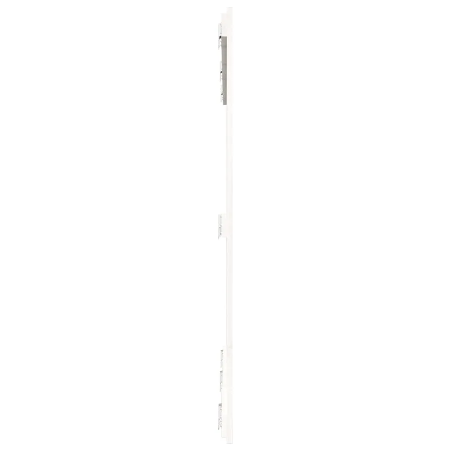 Tête de lit murale Blanc 159,5x3x110 cm Bois massif de pin - 5