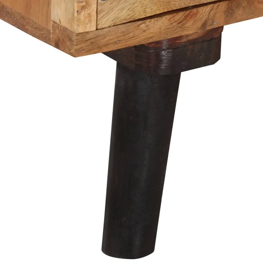 Meuble TV 145x35x35 cm Bois d'acacia massif - 9