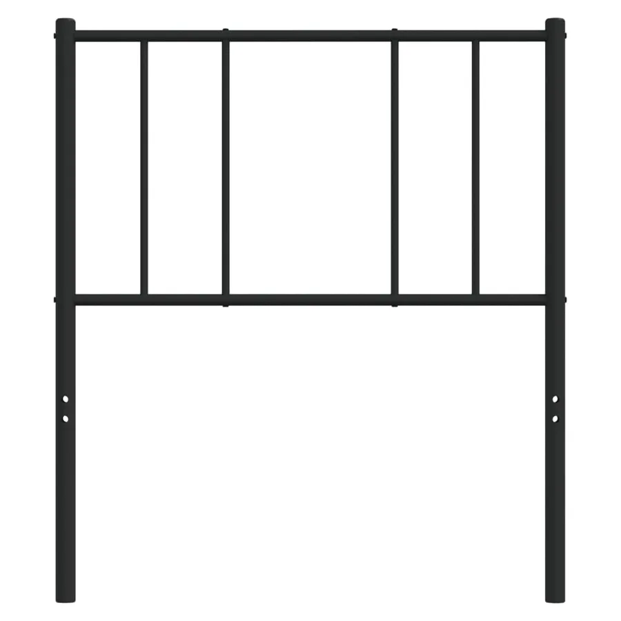 Tête de lit de remplacement métal noir 80 cm - 4