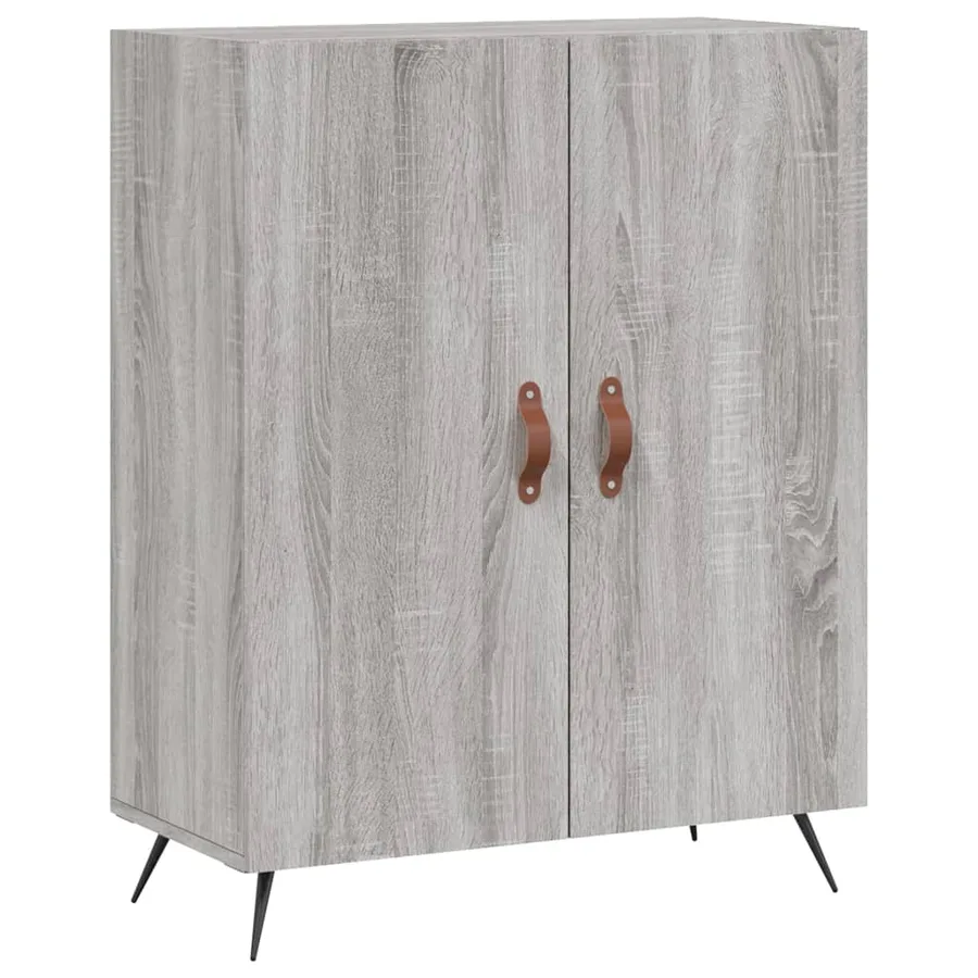 Buffet sonoma gris 69,5x34x90 cm bois d'ingénierie - 2