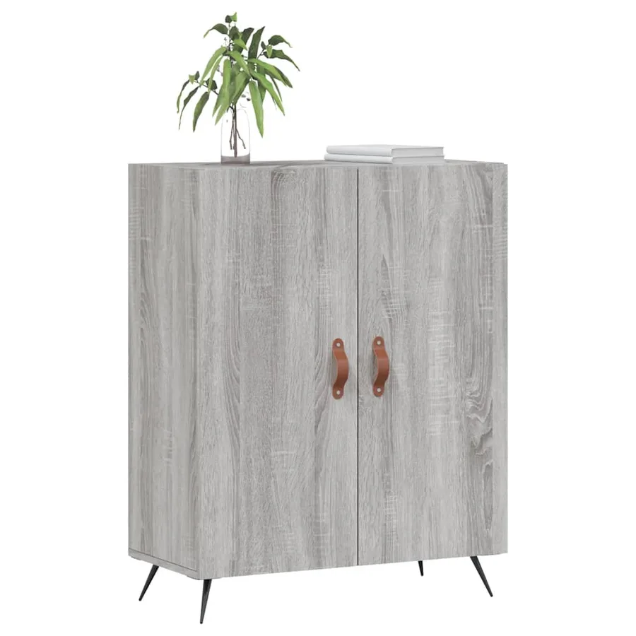 Buffet sonoma gris 69,5x34x90 cm bois d'ingénierie - 3