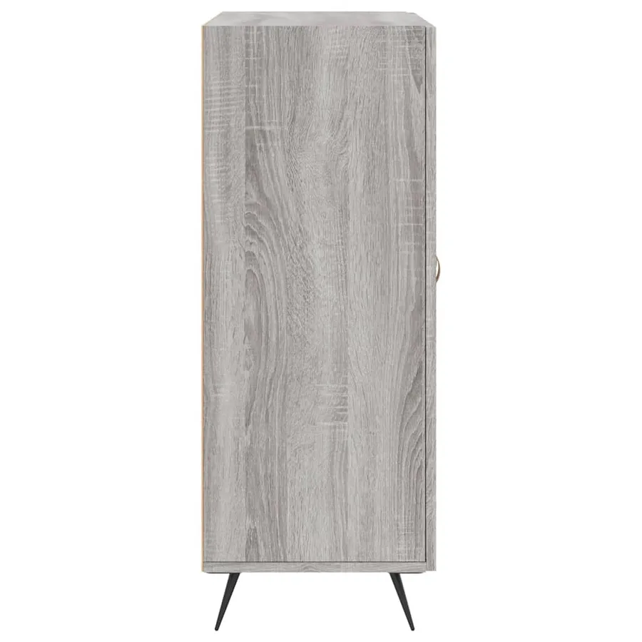 Buffet sonoma gris 69,5x34x90 cm bois d'ingénierie - 7