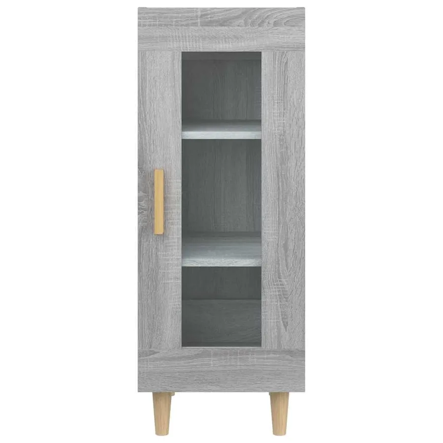 Buffet Sonoma gris 34,5x34x90 cm Bois d'ingénierie - 6