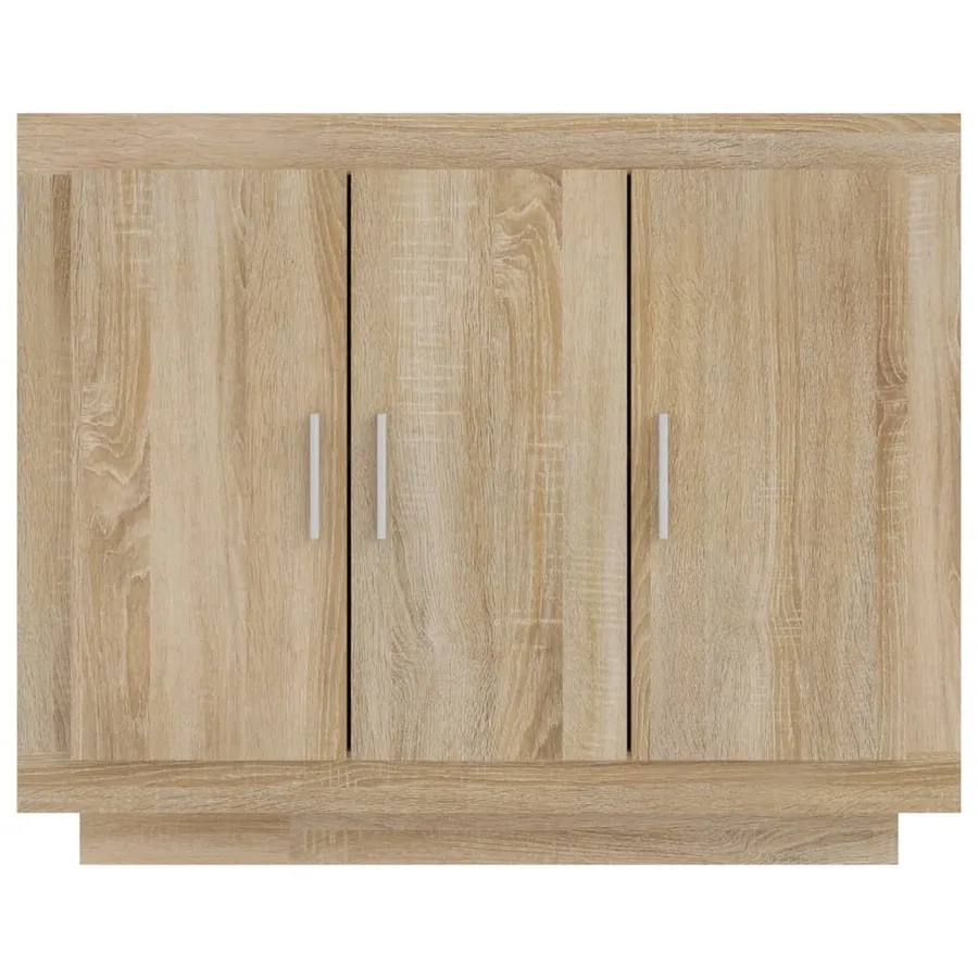 Buffet Chêne sonoma 92x35x75 cm Bois d'ingénierie - 5