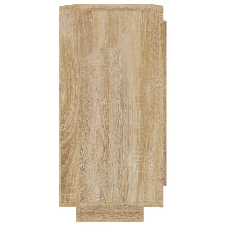 Buffet Chêne sonoma 92x35x75 cm Bois d'ingénierie - 6