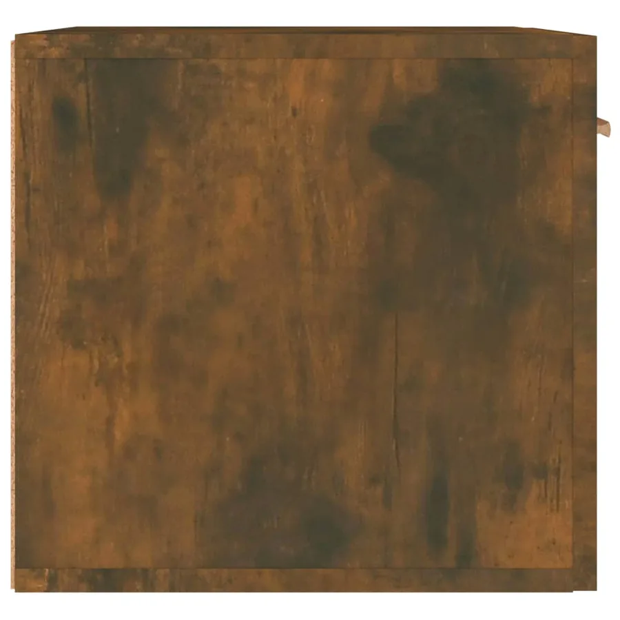 Armoire murale Chêne fumé 60x36,5x35 cm Bois d'ingénierie - 6