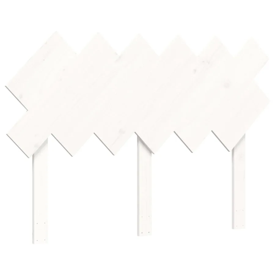 Lit pour personne âgée sans matelas blanc bois massif - 8