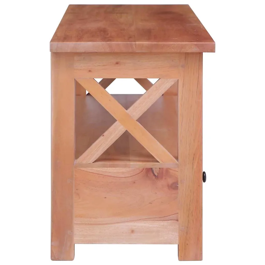 Meuble TV 115x30x40 cm Bois d'acajou massif - 5