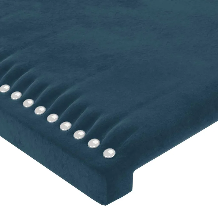 Têtes de lit Bleu foncé 160 x 5 x 78/88 cm Velours - 4