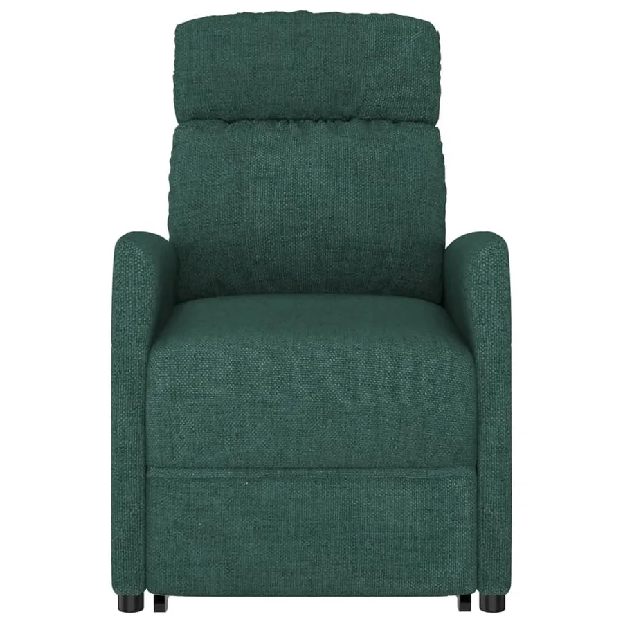 Fauteuil Vert foncé Tissu - 4